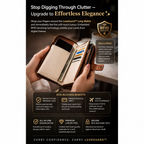 LuxeGuard Long Wallet — RFID Blocking, Slim & Elegant